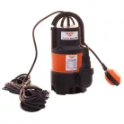 RURIS Aqua 9 úszókapcsolós szivattyú, merülőszivattyú, 750W szennyvízszivattyú, búvárszivattyú úszókapcsolóval 12.5 m3/h, 8m