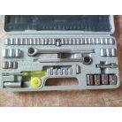 REIKEL 52 darabos kombinált, racsnis dugókulcs (krova) és bitfej készlet tároló és hordozó kofferben