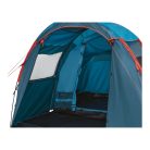 Rocktrail / Crivit Sports 4 személyes (négyszemélyes) családi sátor, fesztiválsátor, kempingsátor 1 hálófülkével, nappalival, rovarhálóval 455 x 260 x 190 cm