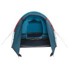 Rocktrail / Crivit Sports 4 személyes (négyszemélyes) családi sátor, fesztiválsátor, kempingsátor 1 hálófülkével, nappalival, rovarhálóval 455 x 260 x 190 cm