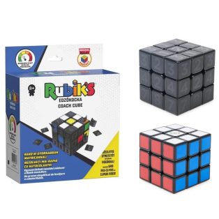  Rubik's Coach Cube 3 x 3 Rubik edzőkocka matricákkal, tanuló kocka, gyakorló kocka részletes útmutatóval és videókkal