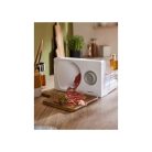 SilverCrest SAS 100 A2 összecsukható elektromos univerzális élelmiszer szeletelő, 100W, 17 mm szeletelőgép