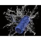 SilverCrest SBL 6 B2 hordozható, kültéri IP44 vízálló Bluetooth hangszóró gumírozott házban 3.7V 1000 mAh LI-PO akkuval, 3.5 mm Audio Jack bemenettel, 2 x 2W RMS, kék / szürke