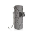 SilverCrest SBL 6 B2 hordozható, kültéri IP44 vízálló Bluetooth hangszóró gumírozott házban 3.7V 1000 mAh LI-PO akkuval, 3.5 mm Audio Jack bemenettel, 2 x 2W RMS, kék / szürke