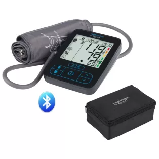   Sensiplast / Sanitas / SilverCrest SBM 70 Bluetooth Health For You felkaros digitális automata vérnyomásmérő 22-42 cm mandzsettával