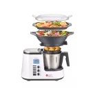 SilverCrest SKMK 1200 E5 Monsieur Cuisine Plus 10 az 1-ben 1100W 2.2L multifunkciós konyhai robotgép főzőfunkcióval, beépített mérleggel
