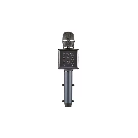 SilverCrest SKM 4W A2 Bluetooth / USB / microSD TF Karaoke mikrofon beépített akkuval, 4W RMS hangszóróval, LED fénnyel