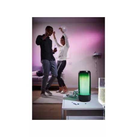 SilverCrest Rhythm Light 20W IPX7 vízálló akkus Bluetooth hangszóró, LED-es akkumulátoros soundbox PartyPlay funkcióval