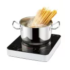 SilverCrest SIKP 2200 A1 / B2 szimpla indukciós, egylapos kerámia főzőlap, 2200W üvegkerámia indukciós főzőlap 3 automata programmal, szürke