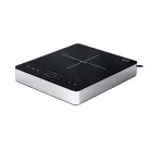 SilverCrest SIKP 2200 A1 / B2 szimpla indukciós, egylapos kerámia főzőlap, 2200W üvegkerámia indukciós főzőlap 3 automata programmal, szürke