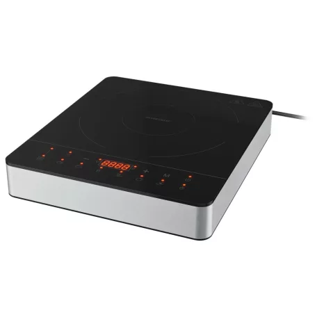 SilverCrest SIKP 2200 A1 / B2 szimpla indukciós, egylapos kerámia főzőlap, 2200W üvegkerámia indukciós főzőlap 3 automata programmal, szürke