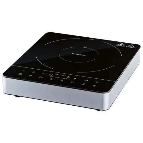SilverCrest SIKP 2200 A1 / B2 szimpla indukciós, egylapos kerámia főzőlap, 2200W üvegkerámia indukciós főzőlap 3 automata programmal, szürke