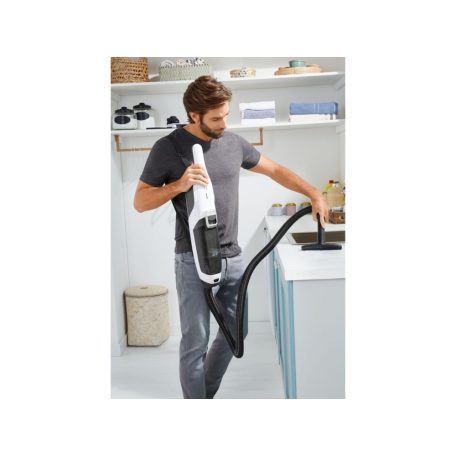 SilverCrest SST 40 A1 40V 2200 mAh Li-ion akkus, vezeték nélküli 2 az 1-ben álló / háti akkumulátoros porszívó HEPA filterrel, forgó padlókefével és LED világítással