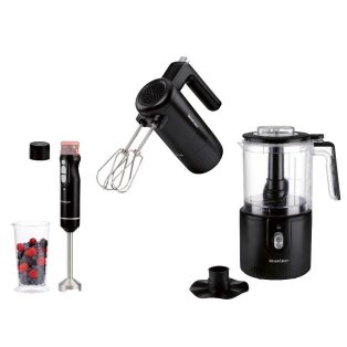   SilverCrest 3 az 1-ben SOLO X12V akkus, 12V akkumulátoro konyhai kisgép csomag: vezeték nélküli kézimixer, botmixer és multifunkciós aprító, akku és töltő nélkül