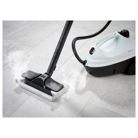 BONTOTT SilverCrest SDFR 1500 A1 gördíthető 1500W 4.5 bar gőztisztító, toldószárral és padlókefével, kárpittisztító és ablaktiszító fejjel, 8 tartozékkal (14 napos visszavett)