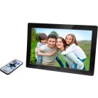 Sencor SDF 874B fekete 8" 1200 x 800 pixel 16:9 HD IPS digitáls képkeret, multimédia fotókeret távirányítóval, hangszóróval, kép-, videó- és zenelejátszás funkcióval