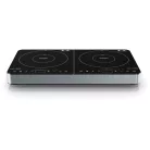 SilverCrest SDI 3500 D4 / E1 kétlapos (2 zónás) 3500W üvegkerámia dupla indukciós főzőlap 2000W + 1500W kétzónás indukciós rezsó