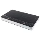 SilverCrest SDI 3500 D4 / E1 kétlapos (2 zónás) 3500W üvegkerámia dupla indukciós főzőlap 2000W + 1500W kétzónás indukciós rezsó