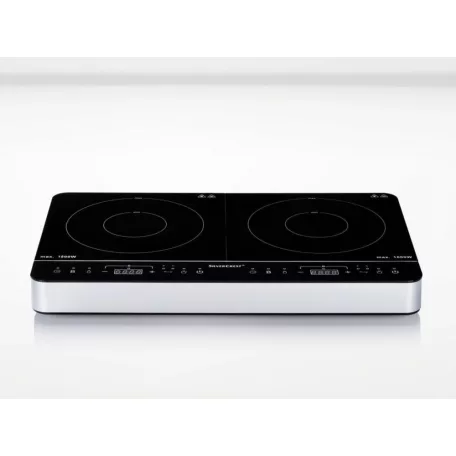 SilverCrest SDI 3500 D4 / E1 kétlapos (2 zónás) 3500W üvegkerámia dupla indukciós főzőlap 2000W + 1500W kétzónás indukciós rezsó