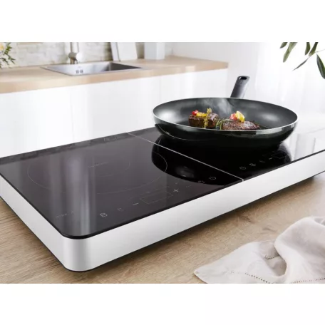 SilverCrest SDI 3500 D4 / E1 kétlapos (2 zónás) 3500W üvegkerámia dupla indukciós főzőlap 2000W + 1500W kétzónás indukciós rezsó