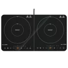 SilverCrest SDI 3500 D4 / E1 kétlapos (2 zónás) 3500W üvegkerámia dupla indukciós főzőlap 2000W + 1500W kétzónás indukciós rezsó