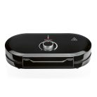 SilverCrest SDW 1200 C1 elektromos 1200W dupla gofrisütő, double waffle maker 2 x 165 mm, fekete