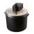 SilverCrest SECM 12 F2 BLACK (fekete) elektromos 12W 1.65 L (700g / 1000 ml jégkrém készítésére alkalmas) fagyigép, fagylaltgép, házi sorbet- és fagylaltkészítő