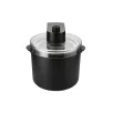   SilverCrest SECM 12 F2 BLACK (fekete) elektromos 12W 1.65 L (700g / 1000 ml jégkrém készítésére alkalmas) fagyigép, fagylaltgép, házi sorbet- és fagylaltkészítő
