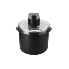 SilverCrest SECM 12 F2 BLACK (fekete) elektromos 12W 1.65 L (700g / 1000 ml jégkrém készítésére alkalmas) fagyigép, fagylaltgép, házi sorbet- és fagylaltkészítő