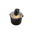 SilverCrest SECM 12 F2 BLACK (fekete) elektromos 12W 1.65 L (700g / 1000 ml jégkrém készítésére alkalmas) fagyigép, fagylaltgép, házi sorbet- és fagylaltkészítő