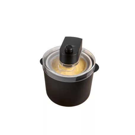 SilverCrest SECM 12 F2 BLACK (fekete) elektromos 12W 1.65 L (700g / 1000 ml jégkrém készítésére alkalmas) fagyigép, fagylaltgép, házi sorbet- és fagylaltkészítő