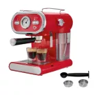 SilverCrest SEMC 1100 A1 Retro 1973 piros eszpresszó / cappuccino kávéfőző, 1100W 5 bar 1 / 2 csészés presszókávéfőző
