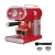 SilverCrest SEMC 1100 A1 Retro 1973 piros eszpresszó / cappuccino kávéfőző, 1100W 5 bar 1 / 2 csészés presszókávéfőző