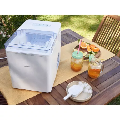 SilverCrest SEMK 105 B2 105W 2.1L fehér, háztartási jégkocka készítő gép, jégkockagép 12 kg / 24 óra