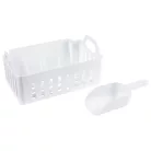 SilverCrest SEMK 105 B2 105W 2.1L fehér, háztartási jégkocka készítő gép, jégkockagép 12 kg / 24 óra