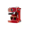   SilverCrest SEMR 1400 B1 RETRO 1973 piros / bézs / fekete eszpresszó / cappuccino kávéfőző, 1400W 20 bar 1 / 2 csészés presszókávéfőző