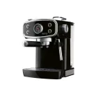 SilverCrest SEMR 1400 B1 RETRO 1973 piros / bézs / fekete eszpresszó / cappuccino kávéfőző, 1400W 20 bar 1 / 2 csészés presszókávéfőző