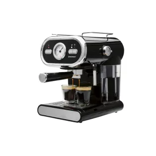   SilverCrest SEM 1100 E1 Fekete eszpresszó / cappuccino kávéfőző, 1100W 5 bar 1 / 2 csészés presszókávéfőző, fekete színben