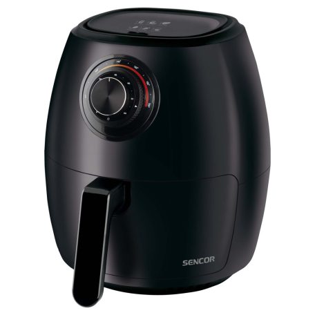 Sencor Vita Fryer SFR 3130BK Mechanikus Air Fryer 3.5L 1300W légkeveréses sütő, olajmentes olajsütő, forrólevegős sütő 