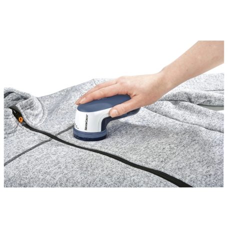 SilverCrest SFR 3 A1 boholytalanító textilborotva, szöszmöszölő, elemes ruhaborotva, 3 mélység- és 2 sebességfokozattal