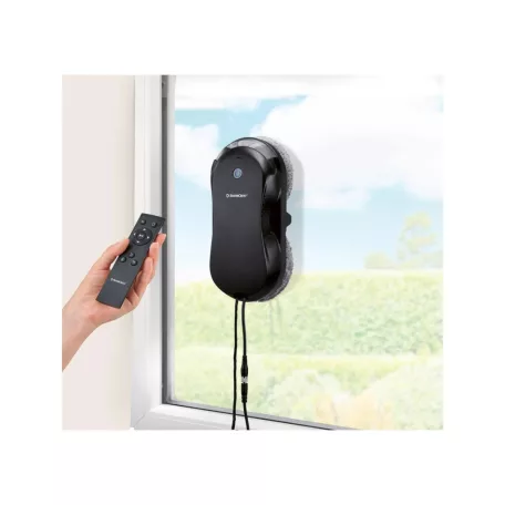 SilverCrest SFSR 72 A1 72W 3500 Pa Window Cleaning Robot 14.8V 500 mAh li-ion akkus intelligens ablaktisztító robot dupla permetezővel, távirányítóval, 30 perc vezeték nélküli működéssel