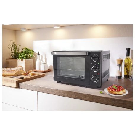 SilverCrest SGB 1200 F1 mini sütő 15L 1500W hordozható sütő, minigrill, grillsütő, minisütő, pizzasütő (max. 26 cm)