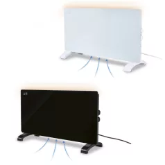 Üvegpaneles hősugárzók, fűtőpanelek, elektromos kandallók