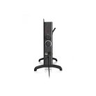 SilverCrest SGH 2000 B2  1000W / 2000W álló üveglapos fűtőpanel hősugárzó, elektromos mechanikus, fekete / fehér üveglapos hősugárzó