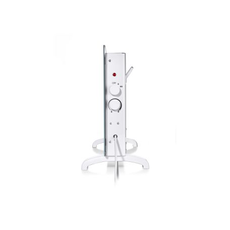 SilverCrest SGH 2000 B2  1000W / 2000W álló üveglapos fűtőpanel hősugárzó, elektromos mechanikus, fekete / fehér üveglapos hősugárzó