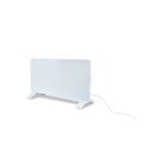 SilverCrest SGH 2000 B2  1000W / 2000W álló üveglapos fűtőpanel hősugárzó, elektromos mechanikus, fekete / fehér üveglapos hősugárzó