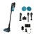 SilverCrest SHAZA 22.2 A1 AQUA álló / kézi 22.2V 2500 mAh Li-ion akkus 130W 2 az 1-ben, vezeték nélküli ciklon porszívó felmosó fejjel nedves tisztításhoz, fali tároló rendszerrel