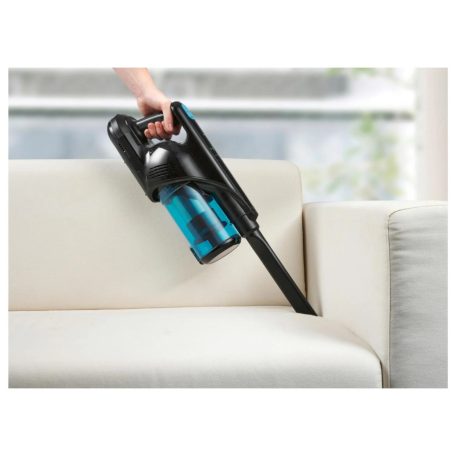 SilverCrest SHAZA 22.2 A1 AQUA álló / kézi 22.2V 2500 mAh Li-ion akkus 130W 2 az 1-ben, vezeték nélküli ciklon porszívó, rúdporszívó felmosó fejjel nedves tisztításhoz, fali tároló rendszerrel