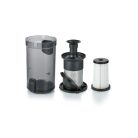 SilverCrest SHAZA 22.2 A1 AQUA álló / kézi 22.2V 2500 mAh Li-ion akkus 130W 2 az 1-ben, vezeték nélküli ciklon porszívó, rúdporszívó felmosó fejjel nedves tisztításhoz, fali tároló rendszerrel