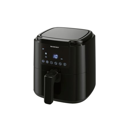 SilverCrest SHFD 1400 C1 digitális Air Fryer 2.4L 1400W forrólevegős olajsütő, olaj nélküli fritőz, 8 automata programmal 